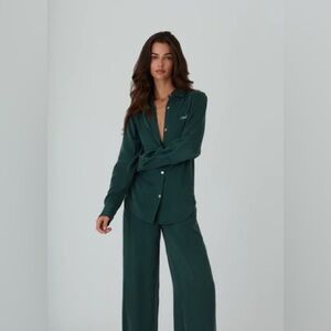 Kith Women Rosewood Satin Shirt